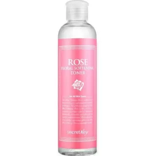 Secret Key Тоник для кожи лица, ROSE (с экстрактом и водой Дамасской розы) | 248мл | Fresh Nature Toner, ROSE Floral Softening Toner