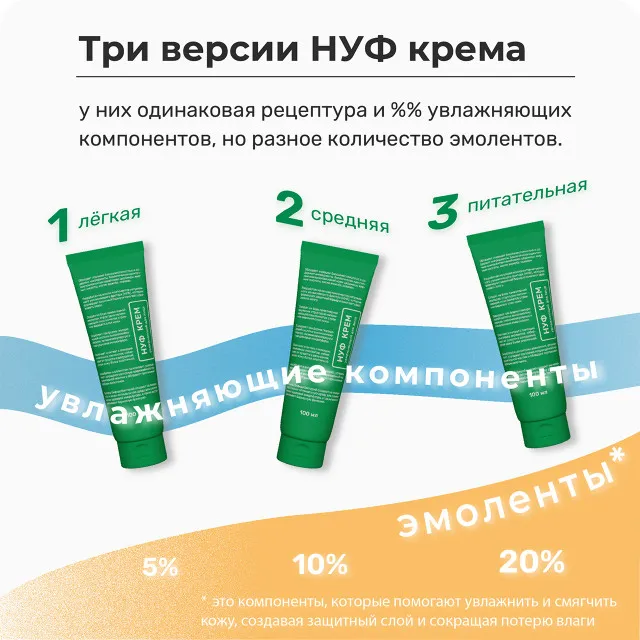 SEVEKI НУФ крем №1 легкий, 80мл