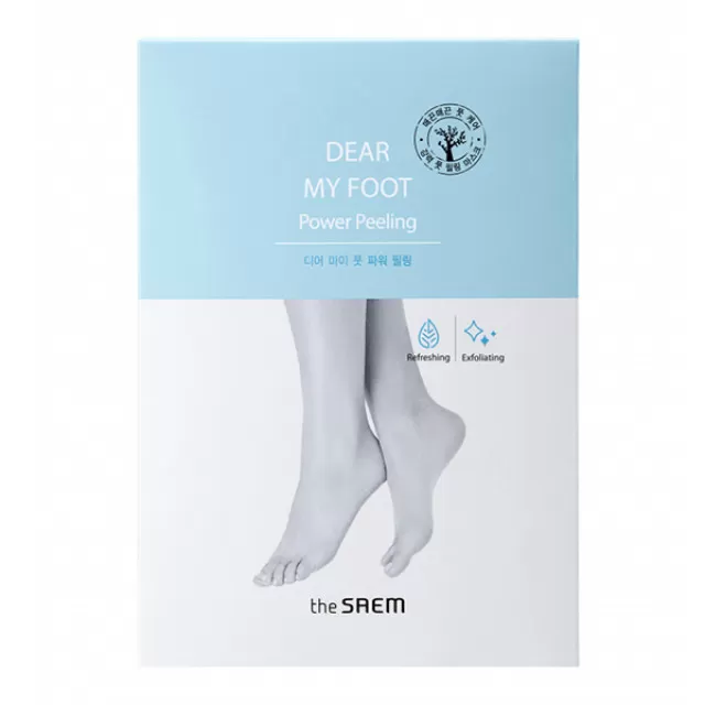the SAEM DEAR MY FOOT Пилинг-носочки для ног | 40мл*2 | DEAR MY FOOT Power Peeling