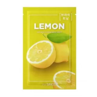 the SAEM NATURAL Маска тканевая с экстрактом лимона | 21мл | NATURAL Lemon Mask Sheet (n)