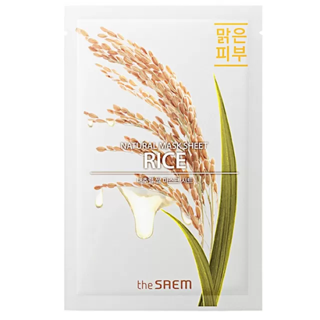 the SAEM NATURAL Маска тканевая с экстрактом риса | 21мл | NATURAL Rice Mask Sheet