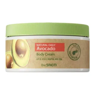 the SAEM NATURAL DAILY Крем питательный для тела с экстрактом авокадо | 300мл | NATURAL DAILY Avocado Body Cream