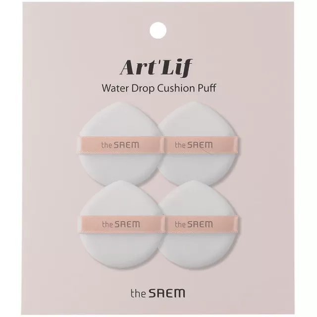 the SAEM ArtLif Спонж косметический | 4шт | ArtLif Water Drop Cushion Puff