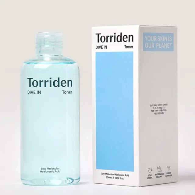 Torriden DIVE IN Гиалуроновый увлажняющий тонер | 300мл | DIVE IN Low Molecular Hyaluronic Acid Toner