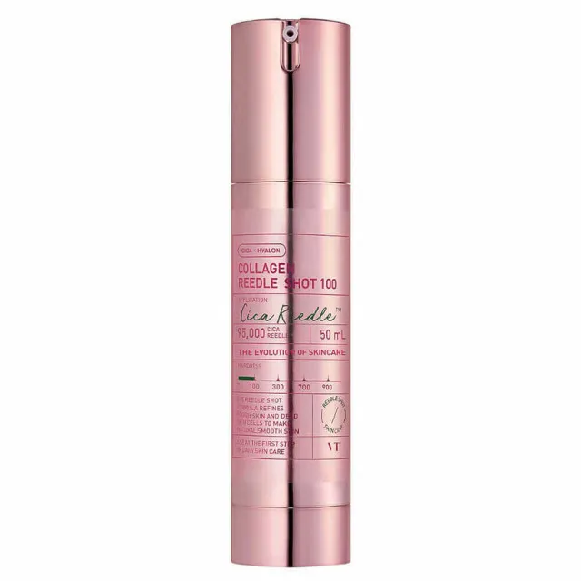 VT REEDLE SHOT 100 COLLAGEN Бустер-сыворотка с микроиглами и коллагеном, 50мл | VT COLLAGEN REEDLE SHOT 100