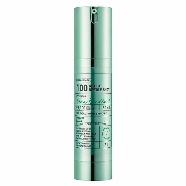 VT REEDLE SHOT 100 RETI-A Бустер-сыворотка с микроиглами и ретинолом, 50мл | VT RETI-A REEDLE SHOT 100