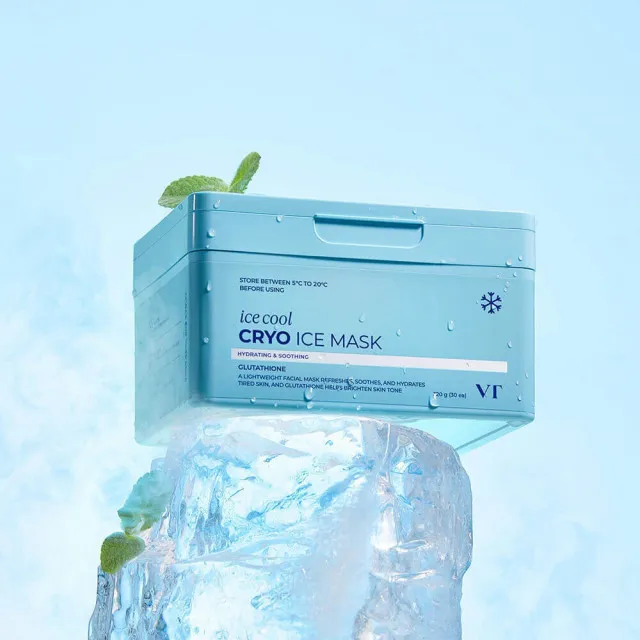 VT Маски тканевые с глутатионом, охлаждающие, набор 30шт(320г) | VT CRYO ICE Mask