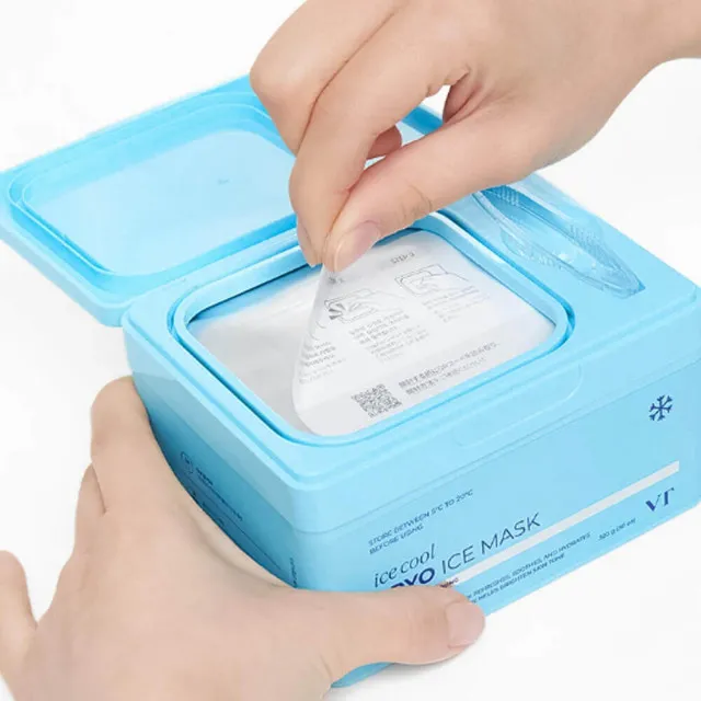 VT Маски тканевые с глутатионом, охлаждающие, набор 30шт(320г) | VT CRYO ICE Mask