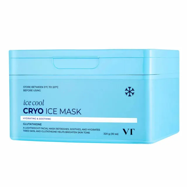 VT Маски тканевые с глутатионом, охлаждающие, набор 30шт(320г) | VT CRYO ICE Mask