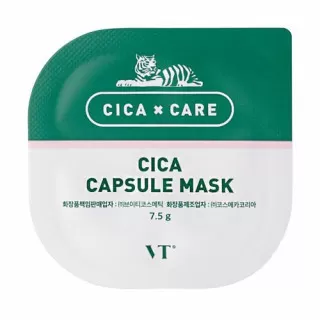 VT Cosmetics Cica Маска глиняная успокаивающая с центеллой | 7.5г | Cica Capsule Mask