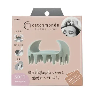 VeSS Catchmonde Массажер ручной для кожи головы, мягкий, цвет зеленый / VeSS Catchmonde Head SPA Brush, Soft, CAT-1400 GR