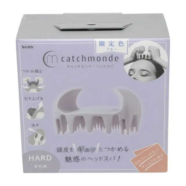 VeSS Catchmonde Массажер ручной для кожи головы, жесткий, цвет небесный / VeSS Catchmonde Head SPA Brush, Hard, CAT-1400 BL