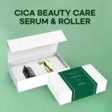 WellDerma Лифтинг-набор: массажер и сыворотка с центеллой | 50мл | Cica Treatment Repair Ampoule Serum and Roller Set