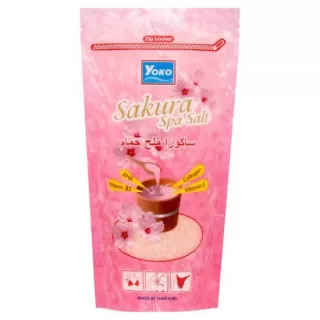 YOKO Скраб-соль для тела, сакура | 300г | Sakura SPA Salt Shower Bath
