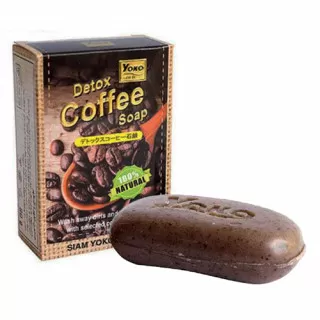 YOKO Мыло-детокс тайское антицеллюлитное с кофе | 80г | Detox Coffee Soap