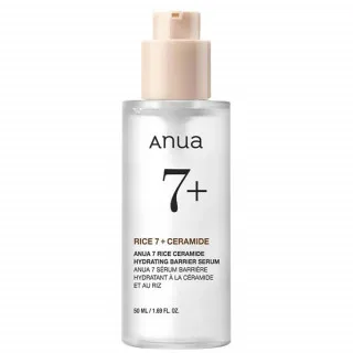Anua Rice 7 Сыворотка для сияния кожи с рисом, 50мл | 7 Rice Ceramide Hydrating Barrier Serum