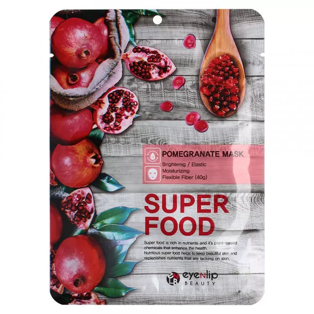 eyenlip Super Food Маска тканевая c экстрактом граната | 23мл | Super Food Pomegranate Mask