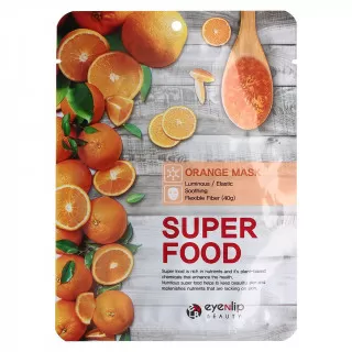 eyenlip Super Food Маска тканевая c экстрактом апельсина | 23мл | Super Food Orange Mask