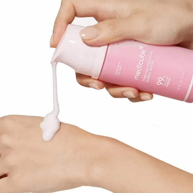 medicube PDRN Сыворотка пузырьковая с ПДРН и коллагеном | 95мл | PDRN Pink Collagen Bubble Serum