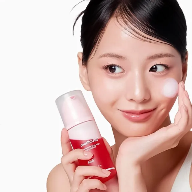medicube PDRN Сыворотка пузырьковая с ПДРН и коллагеном | 95мл | PDRN Pink Collagen Bubble Serum