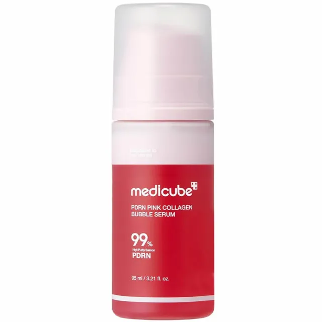 medicube PDRN Сыворотка пузырьковая с ПДРН и коллагеном | 95мл | PDRN Pink Collagen Bubble Serum