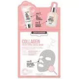 Secret A SKIN GUARDIAN Маска для лица, трехшаговая, COLLAGEN повышение эластичности кожи | 1*(2+2+25)мл | Secret A SKIN GUARDIAN 3 step Total Facial Mask kit, COLLAGEN