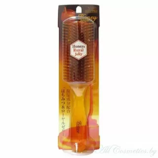 VeSS Honey Щетка массажная для увлажнения и придания блеска волосам, с медом и маточным молочком пчел | Honey Brush, H-1000