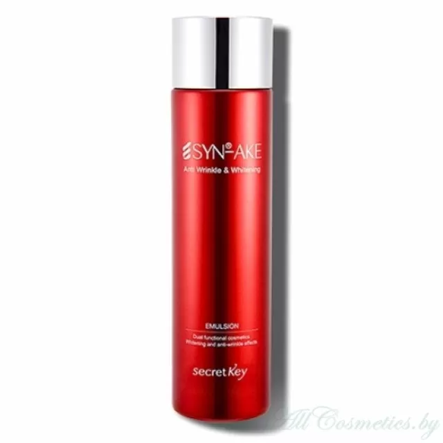 Secret Key SYN-AKE Эмульсия антивозрастная, отбеливающая, с пептидом | 150мл | SYN-AKE Anti Wrinkle and Whitening Emulsion