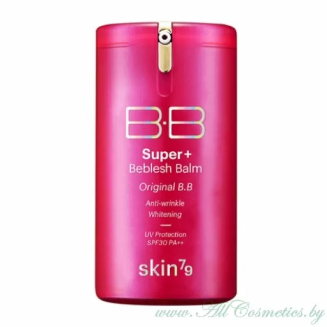 skin79 ВВ крем многофункциональный, PINK, SPF30 PA++ | 40мл | Super Plus Beblesh Balm Triple Functions, PINK BB Cream, SPF30 PA++