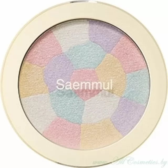 the SAEM Saemmul Мультихайлайтер для лица, No.01 Pink White, с минеральным комплексом | 8г | Saemmul Luminous Multi Highlighter, No.01 Pink White