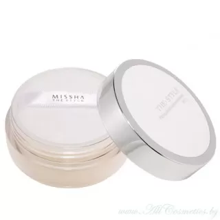 MISSHA THE STYLE Пудра рассыпчатая, No.1 Light Beige, SPF15 | 20г | THE STYLE Fitting Wear Cashmere Powder, No.1 Light Beige, SPF15