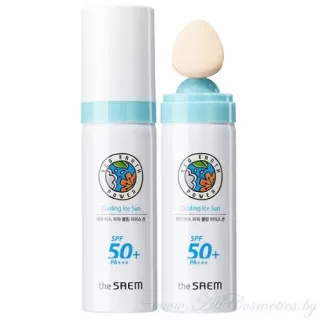 the SAEM ECO EARTH POWER Крем солнцезащитный, с охлаждающим эффектом, SPF 50+ PA+++ | 60мл | ECO EARTH POWER Cooling Ice Sun, SPF 50+ PA+++