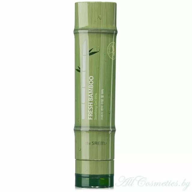 the SAEM FRESH BAMBOO Гель успокаивающий для лица и тела, с экстрактом бамбука 99% | 260мл | FRESH BAMBOO Soothing Gel 99%