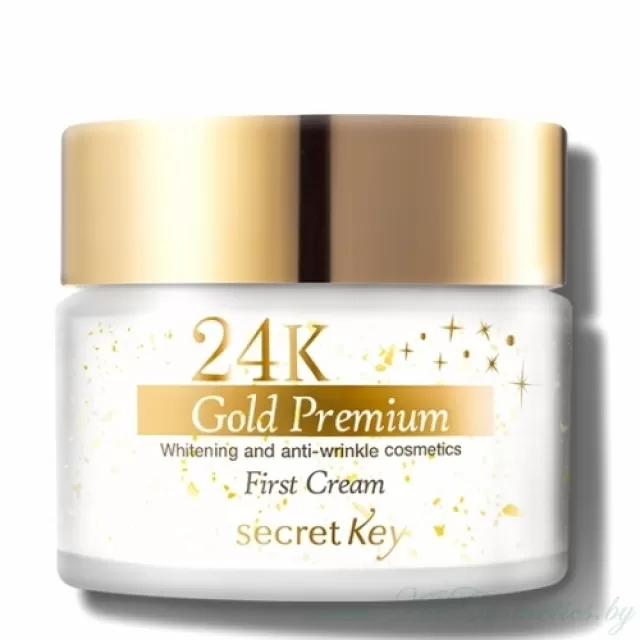 Secret Key 24K GOLD PREMIUM Крем антивозрастной, с частицами золота 24К | 50г | 24K GOLD PREMIUM First Cream