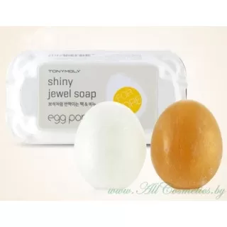 TONY MOLY egg pore Мыло для умывания, для сияния кожи | 100г(2*50г) | egg pore Shiny Jewel Soap