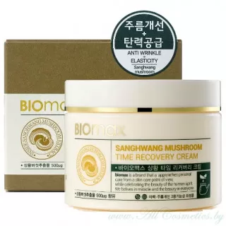 WELCOS BIOmax Крем для кожи лица, с экстрактом гриба санхван, антивозрастной, восстанавливающий | 100г | BIOmax Sanghwang Mushroom Time Recovery Cream