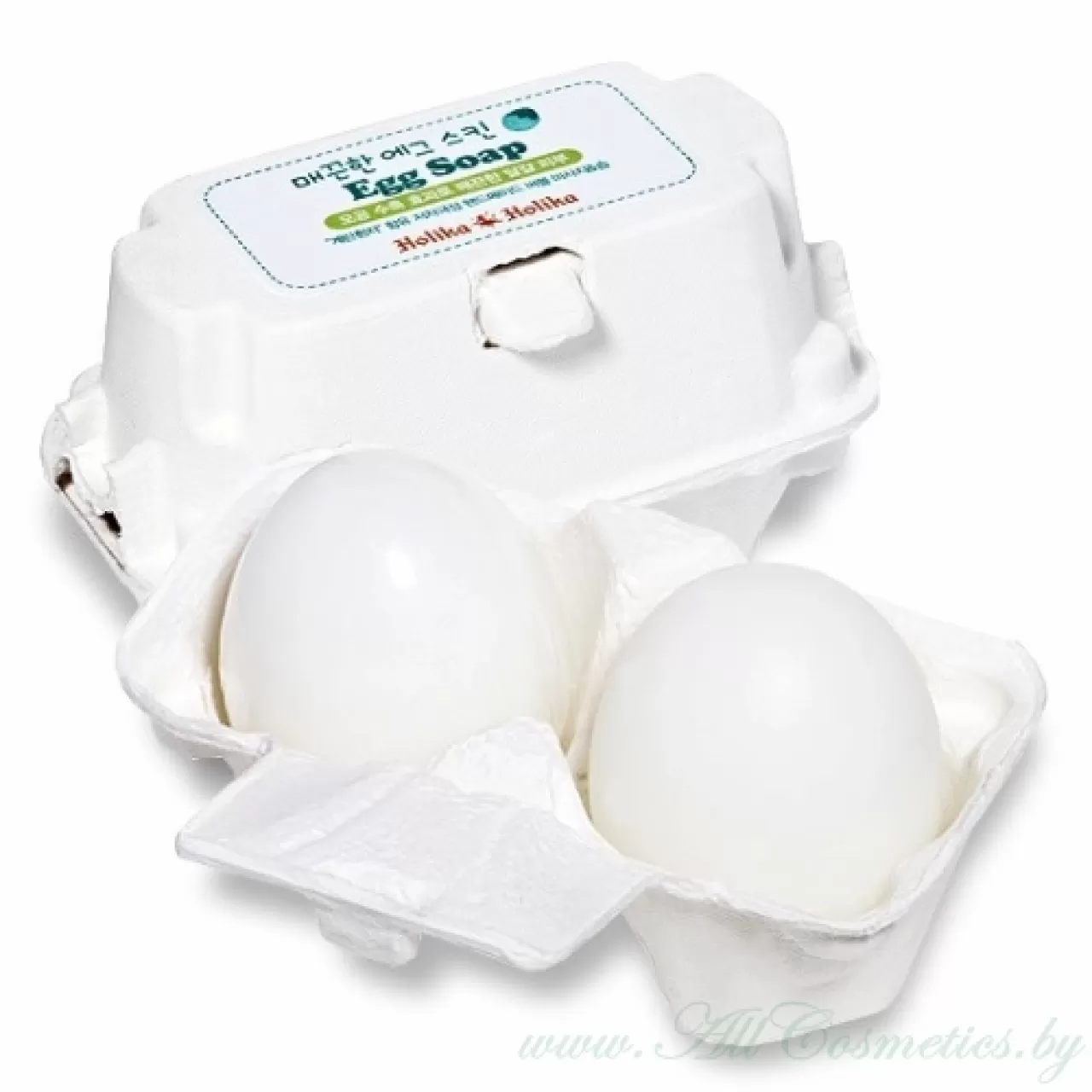 Holika Holika Egg Мыло - маска, для лица, с коллагеном и яичным белком |  2*50г | Egg Soap