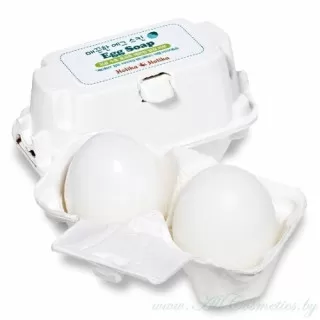 Holika Holika Egg Мыло - маска, для лица, с коллагеном и яичным белком | 2*50г | Egg Soap
