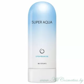 MISSHA SUPER AQUA Пилинг-гель ( скатка ) для кожи лица, с фруктовыми кислотами | 100мл | SUPER AQUA D-TOX Peeling Gel