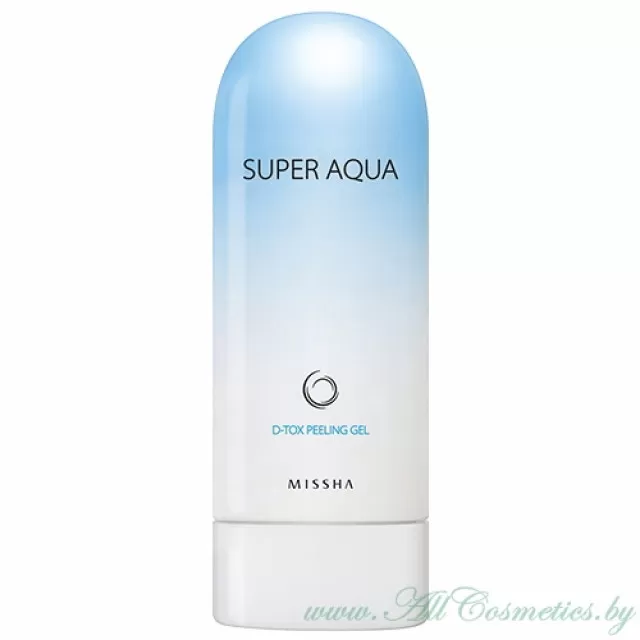 MISSHA SUPER AQUA Пилинг-гель ( скатка ) для кожи лица, с фруктовыми кислотами | 100мл | SUPER AQUA D-TOX Peeling Gel