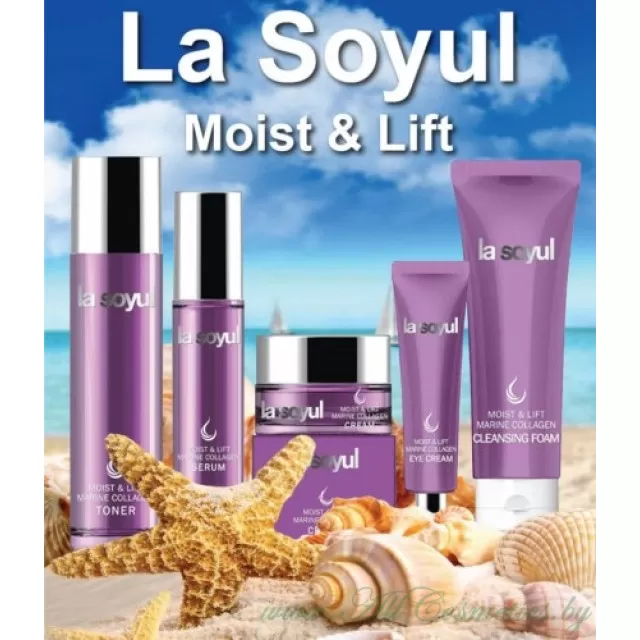 la soyul Moist and Lift Крем для кожи вокруг глаз, с морским коллагеном | 30г | la soyul Moist and Lift Marine Collagen Eye Cream