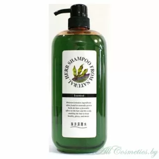 JUNLOVE NATURAL HERB Шампунь на основе натуральных растительных компонентов (с экстрактом бурых водорослей), для поврежденных волос | 1000мл | NATURAL HERB Shampoo
