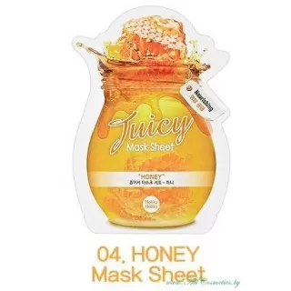 Holika Holika Juicy Маска тканевая для лица, HONEY - Мед | 20мл | Juicy Mask Sheet