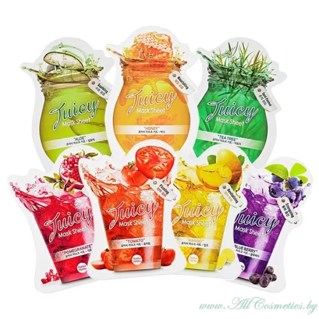 Holika Holika Juicy Маска тканевая для лица, HONEY - Мед | 20мл | Juicy Mask Sheet