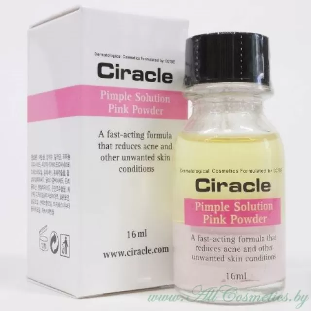 Ciracle Red Spot Точечное средство против воспалений и угрей, ночное | 16мл | Red Spot Pink Powder