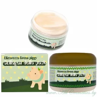 Elizavecca Green piggy Маска для лица, коллагеновая | 100г | Green piggy Collagen Jella pack