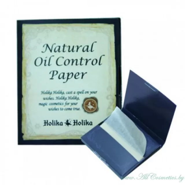 Holika Holika Natural Oil Control Paper Матирующие Салфетки, 50шт