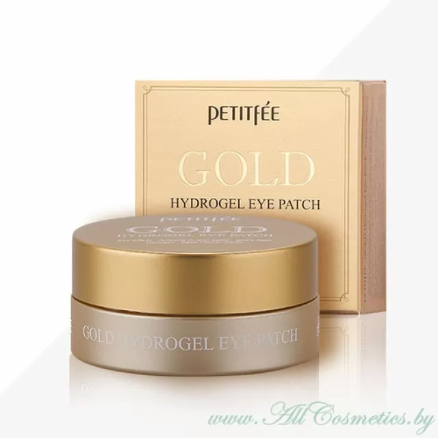 PETITFEE GOLD Гидрогелевая маска (патчи) для кожи вокруг глаз, с золотом | 60шт | GOLD Hydrogel Eye Patch