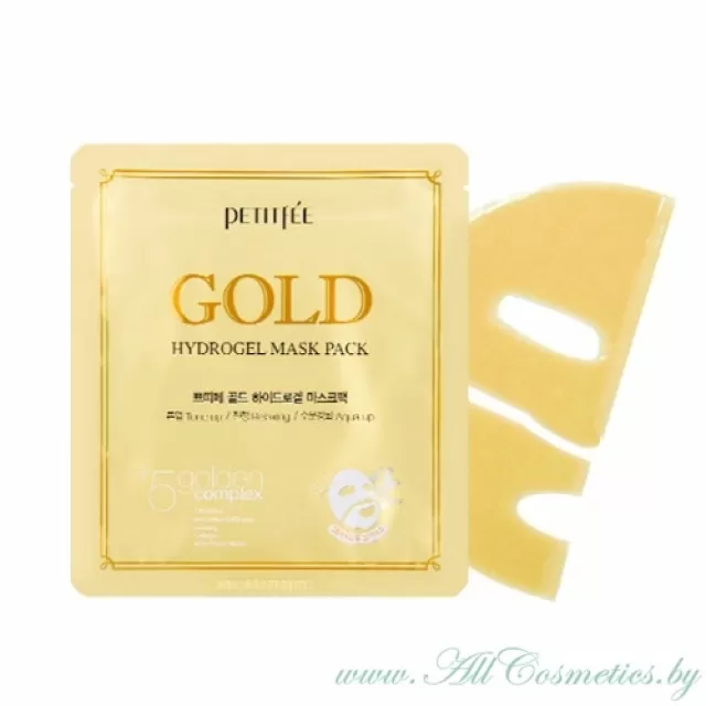 PETITFEE GOLD Гидрогелевая маска для кожи лица, с золотом | 32г | GOLD Hydrogel Mask Pack