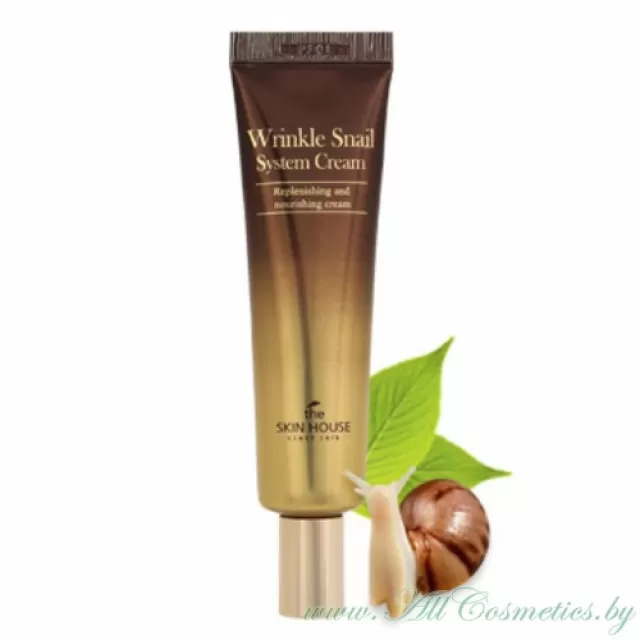 the SKIN HOUSE Wrinkle Крем антивозрастной, с экстрактом секреции улитки | 30мл | Wrinkle Snail System Cream